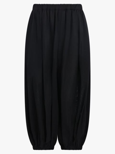 Comme Des Garçons GATHERED BALLOON LEG PANT | BLACK