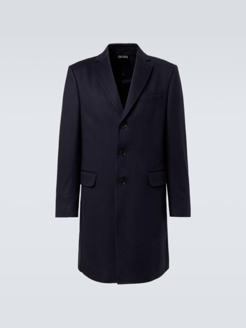 ZEGNA Wool and cashmere-blend coat