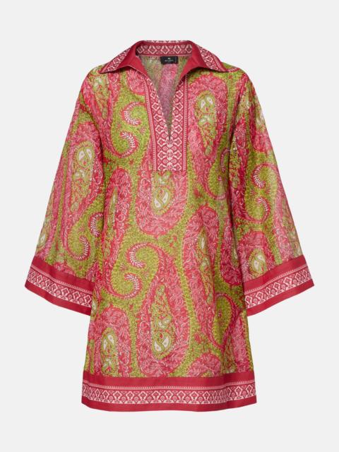 Etro Printed cotton and silk tunic