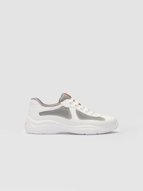 Prada America's Cup Soft rubber and bike fabric sneakers