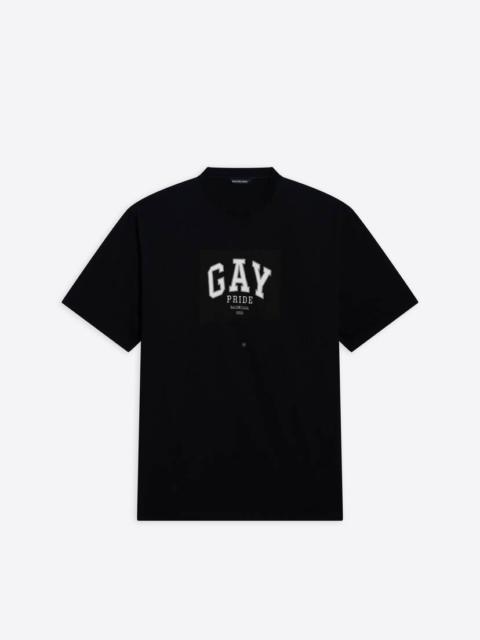 Men's Pride Boxy T-shirt in Black