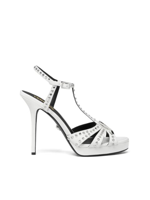 VERSACE 120mm studded platform sandals