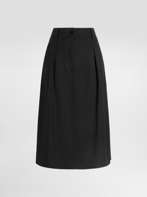 Dolce & Gabbana Bi-stretch sallia skirt
