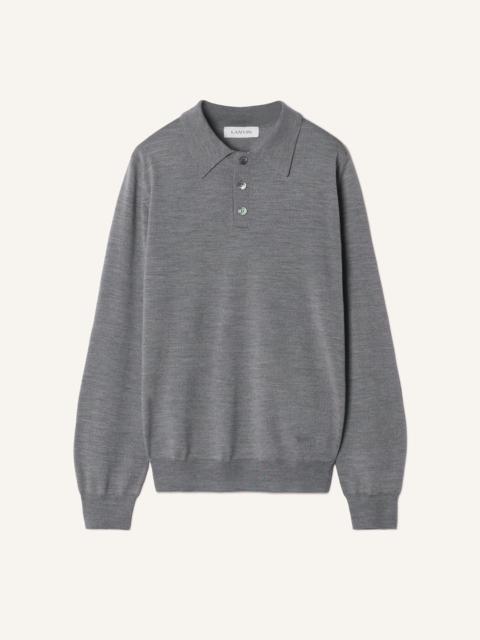 Lanvin CLASSIC POLO SHIRT IN MERINO WOOL