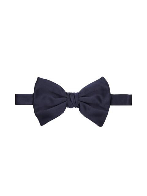 GIORGIO ARMANI Men's Silk Pre-Tied Bow Tie - Blue