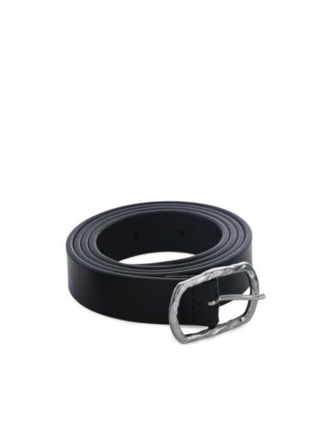 Ann Demeulemeester Garland hammered-effect buckle belt