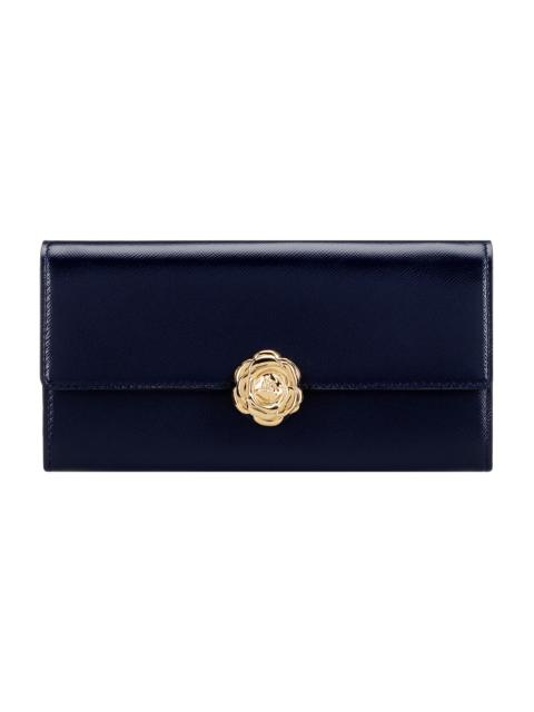 Oscar de la Renta NAVY CONTINENTAL WALLET