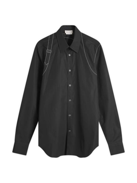 Alexander McQueen Alexander McQueen Contrast Stitch Harness Shirt