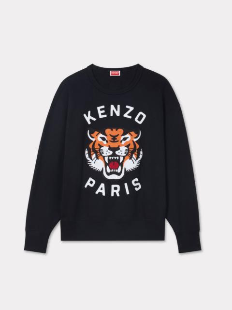 'Lucky Tiger' genderless embroidered sweatshirt