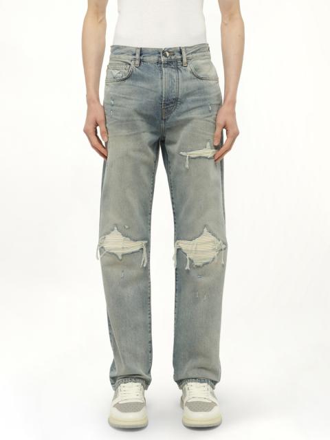Suede Straight MX1 Jeans in Antique Indigo
