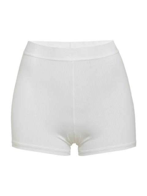 Wolford Women's Beauty Cotton Bike Shorts - Pearl
