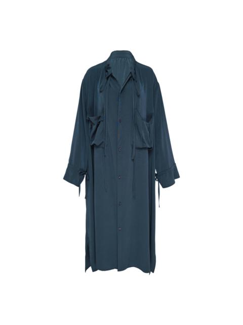 Y's Back Slit Drape Dress