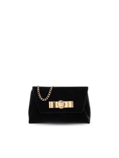 VERSACE Medusa Head velvet shoulder bag