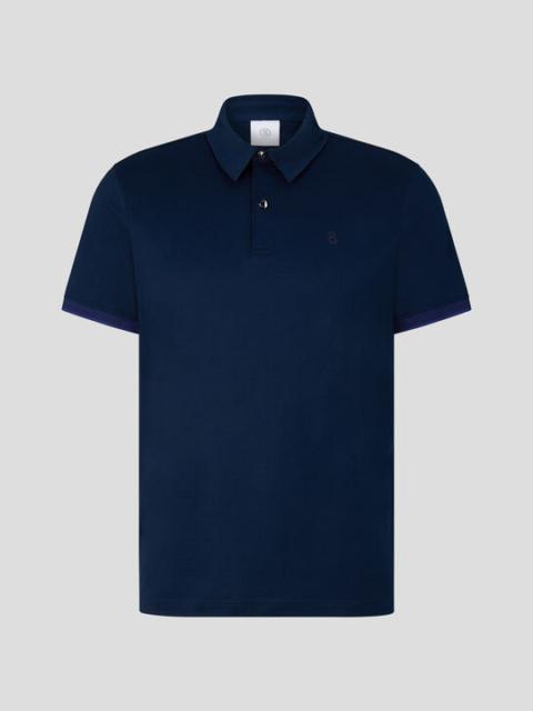 Asmo Polo shirt in Navy blue