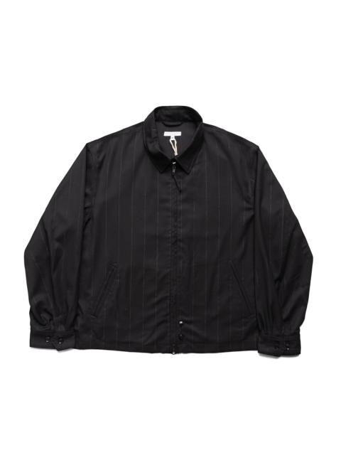 Engineered Garments Claigton Jacket Polyester Lurex Stripe - Black