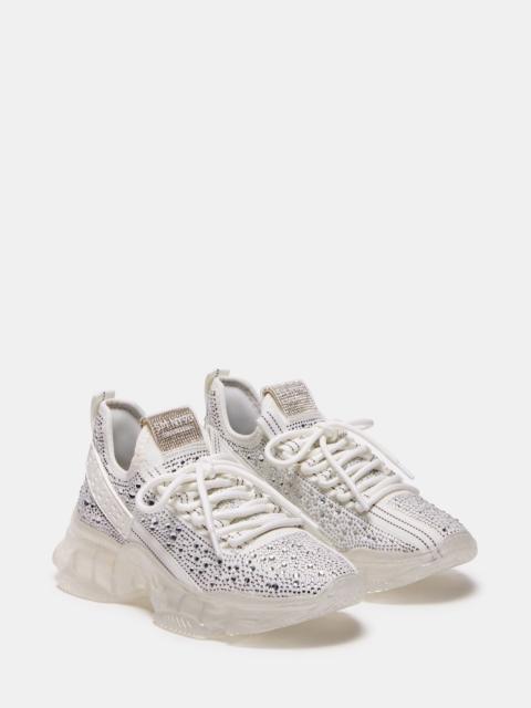 STEVE MADDEN MAXIMA WHITE RHINESTONES