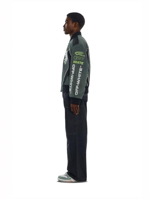 Off-White Racing Staff Varsity Jacket