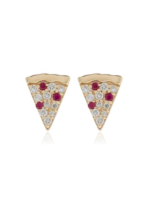 SYDNEY EVAN 14k Yellow Gold Diamond Earrings gold