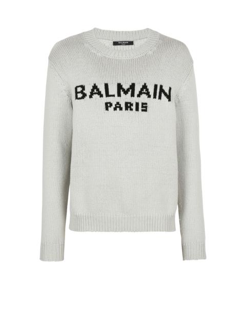 Balmain Wool jumper with Balmain Paris logo