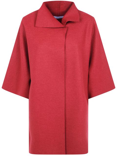 Harris Wharf London Coat Main Feature "Kimono Mantle"