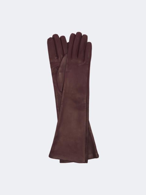 NOUR HAMMOUR Leather gloves