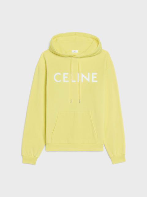 CELINE CELINE HOODIE IN COTTON FLEECE