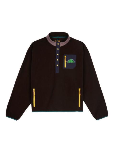 BRAIN DEAD Brain Dead Equipment Fleece Pullover Jacket - Brown