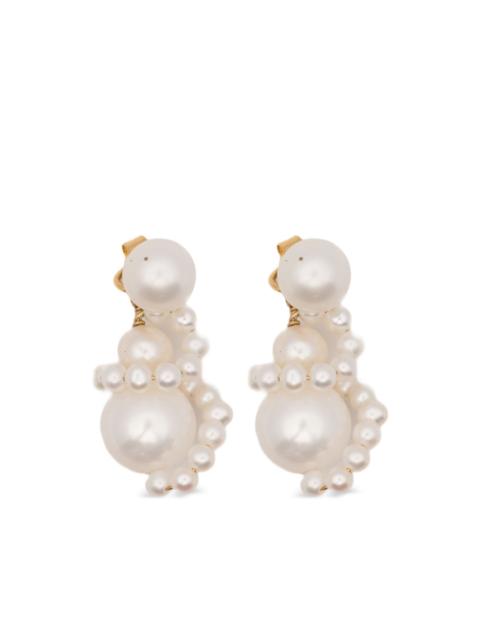 Completedworks pearl-embellished drop earrings