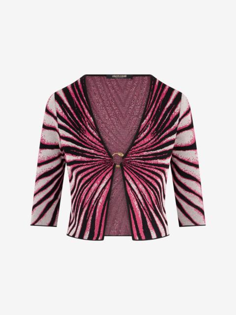 Roberto Cavalli Ray Of Paradise Print Cardigan