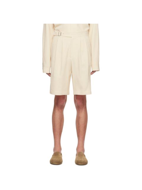 Off-White Pin-Buckle Shorts