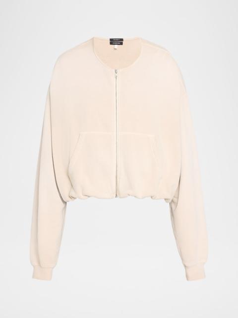 R13 Balloon-Sleeve Cotton Bomber Jacket