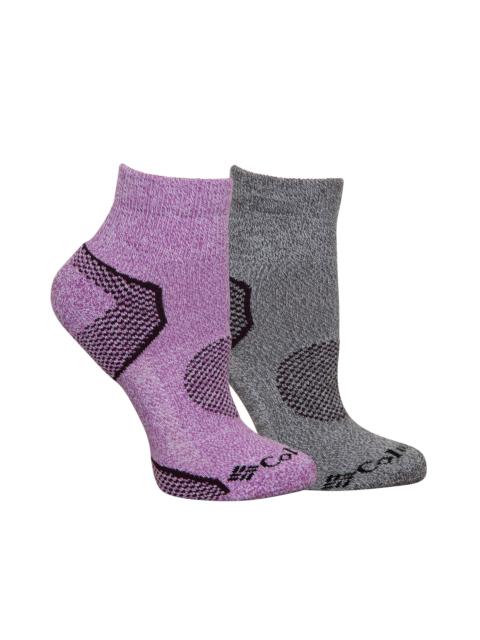 Columbia Balance Point Walk Quarter Socks - 2 Pack