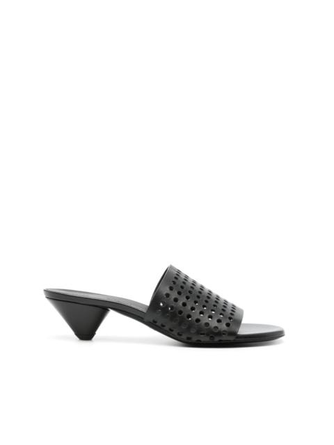Proenza Schouler 50mm perforated leather mules