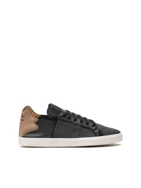 adidas x Pharrell Williams Vulc Lace-Up "Core Black/Granite/Chalk White" sneakers