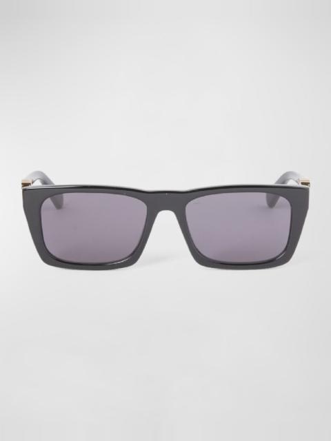 Off-White Men's Albany Acetate Rectangle Sunglasses