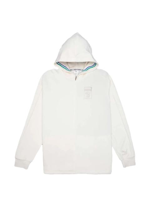 PUMA Big Sean Velour logo detail hoodie