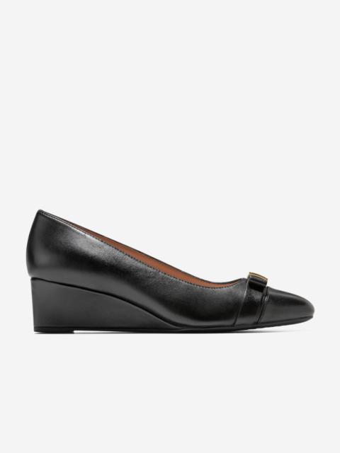 COLE HAAN Women's Go-To Malta Bow Wedges