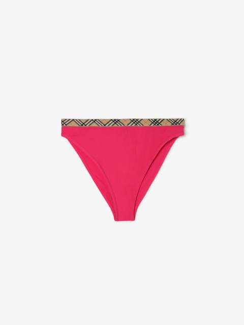 Burberry Check Trim Bikini Briefs
