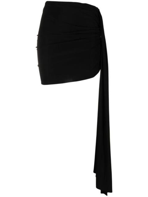 MAGDA BUTRYM draped asymmetric miniskirt