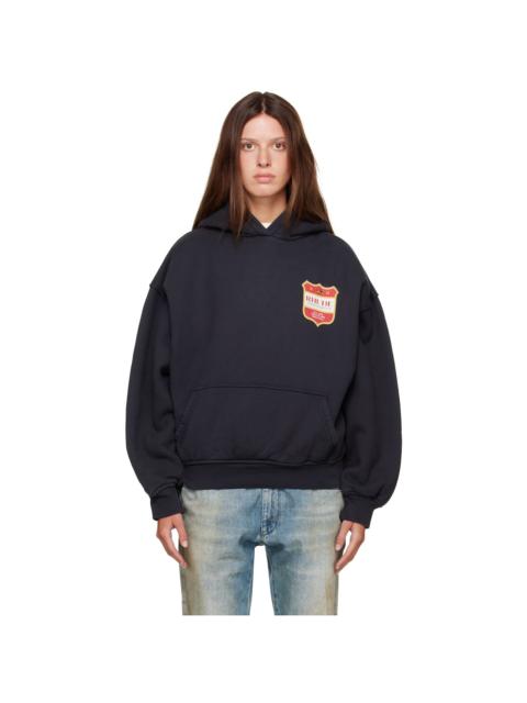 Rhude Black Filtaro Crest Hoodie