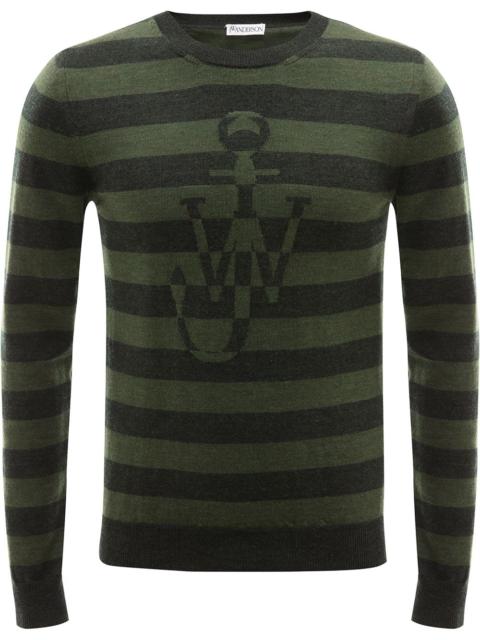 JW Anderson striped logo jumper