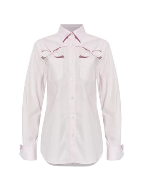 Moschino bow-detail shirt