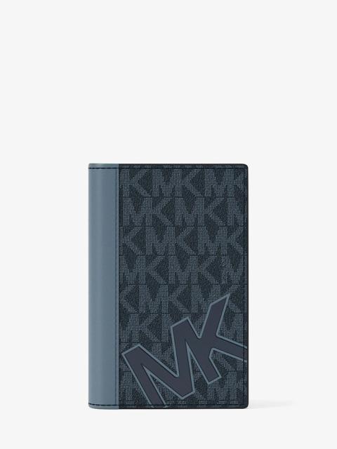 MICHAEL KORS Cooper Signature Logo Folding Card Case