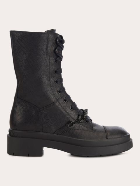JIMMY CHOO Nari Grained-Leather Ankle Boot