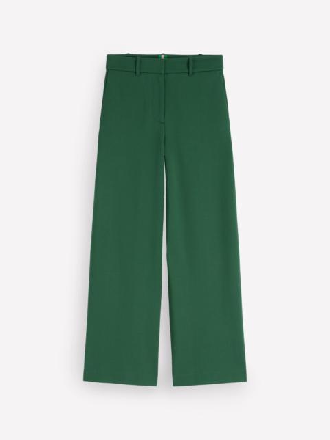 BODEN Belgravia Ponte Crop Pants-Hunter Green