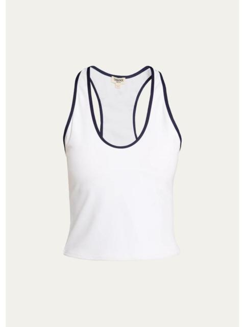 L'AGENCE Martina Racerback Tank Top