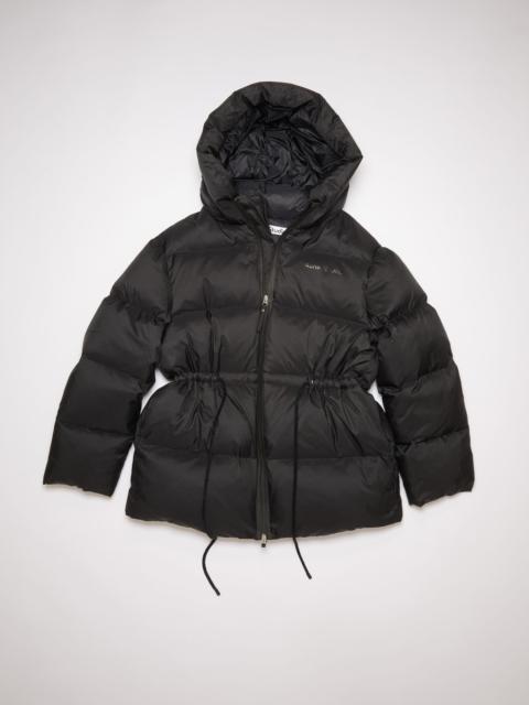 Acne Studios Hooded puffer coat - Black