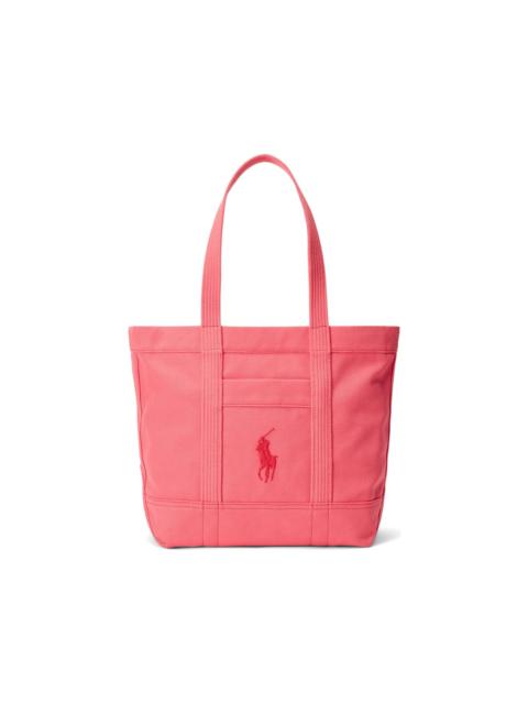 Polo Ralph Lauren embroidered-logo tote bag