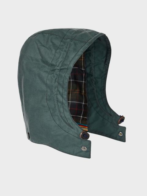 Paul Smith Paul Smith loves Barbour - Dark Slate Waxed Hood