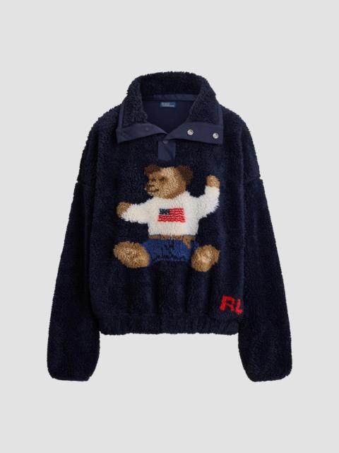Polo Ralph Lauren Men's Fleece Polo Bear Sweatshirt - Cruise Navy Multi